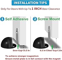 Vista 2 de Tope magnético para puerta.