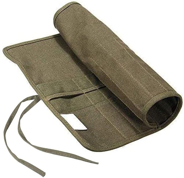 Artist Paint Brush Holder Roll Up Brush Bag Case Paint Brush Storage Canvas Pouch for Oil Watercolor Gouache Art Paint Brushes