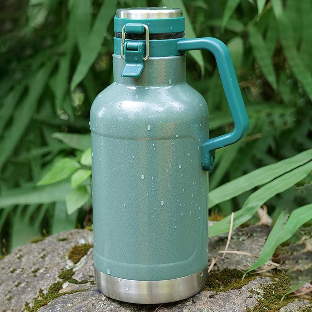 Calentador de matraces, Botella aislada al vacío Que Mantiene el líquido Caliente/frío, Termo de Boca Ancha, Alpinismo al Aire Libre, matraz de Acero Inoxidable