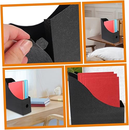 Miniatura 5 de Estante organizador de archivos de escritorio, 3 unidades, organizador para oficina, contenedores para libros y revistas