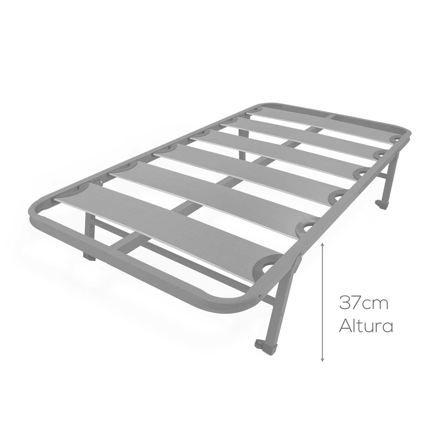 amuéblate Online - Canguro Reforzado Completo, Cama Nido Anti-Ruido con 2 Somieres de Láminas Anchas de 90 x 200
