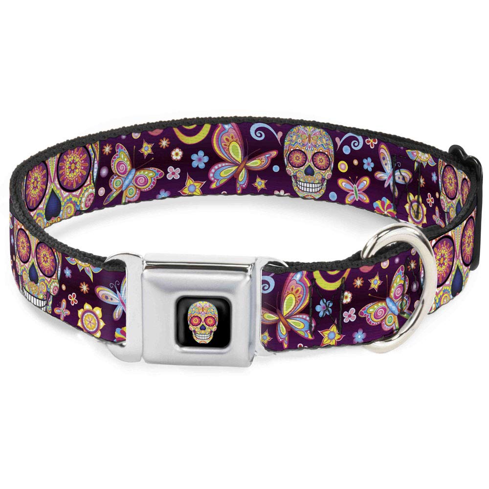 Collier pour chien boucle ceinture de sécurité robuste et réglable de 22,9 à 38,1 cm