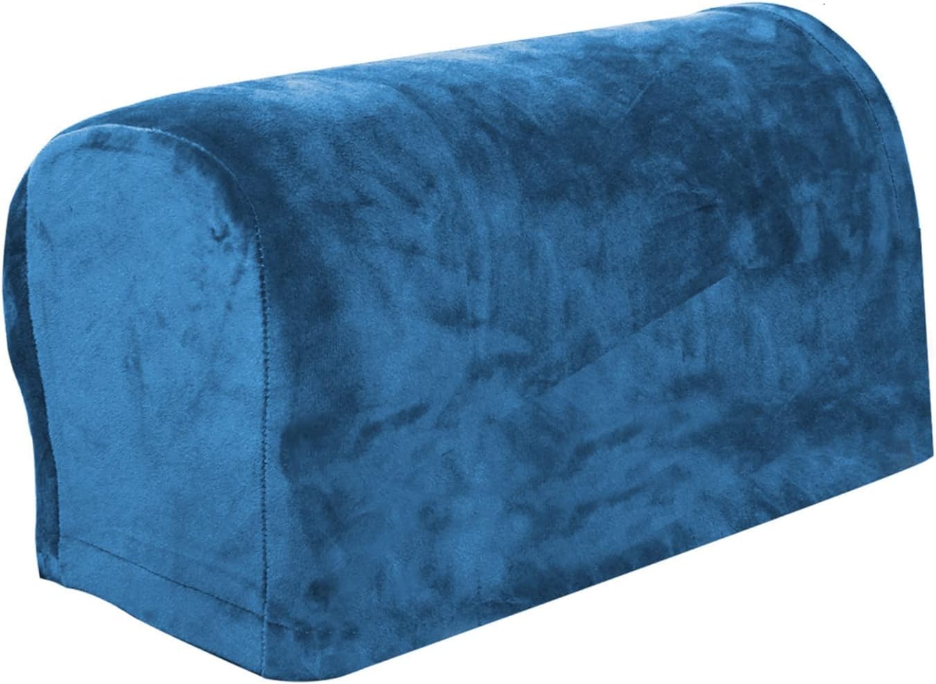 Copribracciolo Corto in Velluto Felpato, Copribracciolo Elasticizzato, Copribracciolo Antiscivolo, Copribracciolo caffè, Blau, 6St