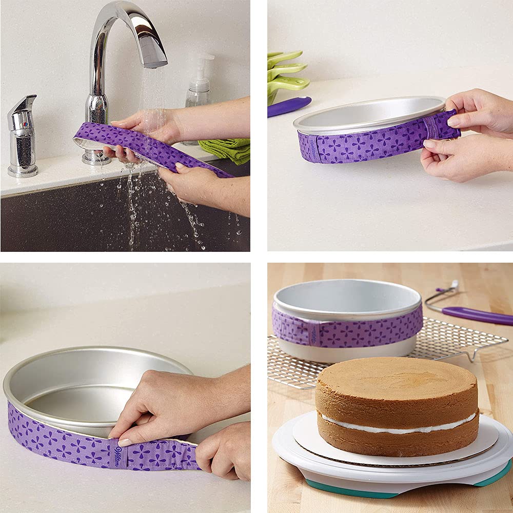 Baked Even Cake Strips Pcs ,Adjustable Absorbent Thick Cotton