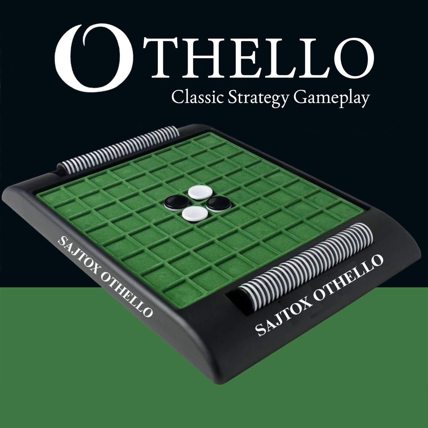 Othello Classic Strategy Board Game - Full Set for Two Players Perfect for Family Game Nights and Competitive Play - Image 3