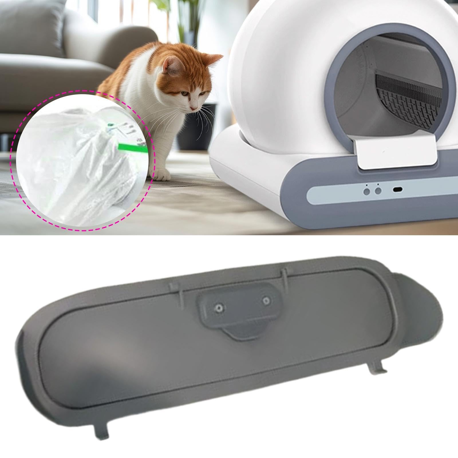 Puerta para Arenero Autolimpiable Componente de Reemplazo Tapa para Depósito Pieza de Recambio Y Accesorio de Mascotas en PP Fácil de Limpiar Adecuad