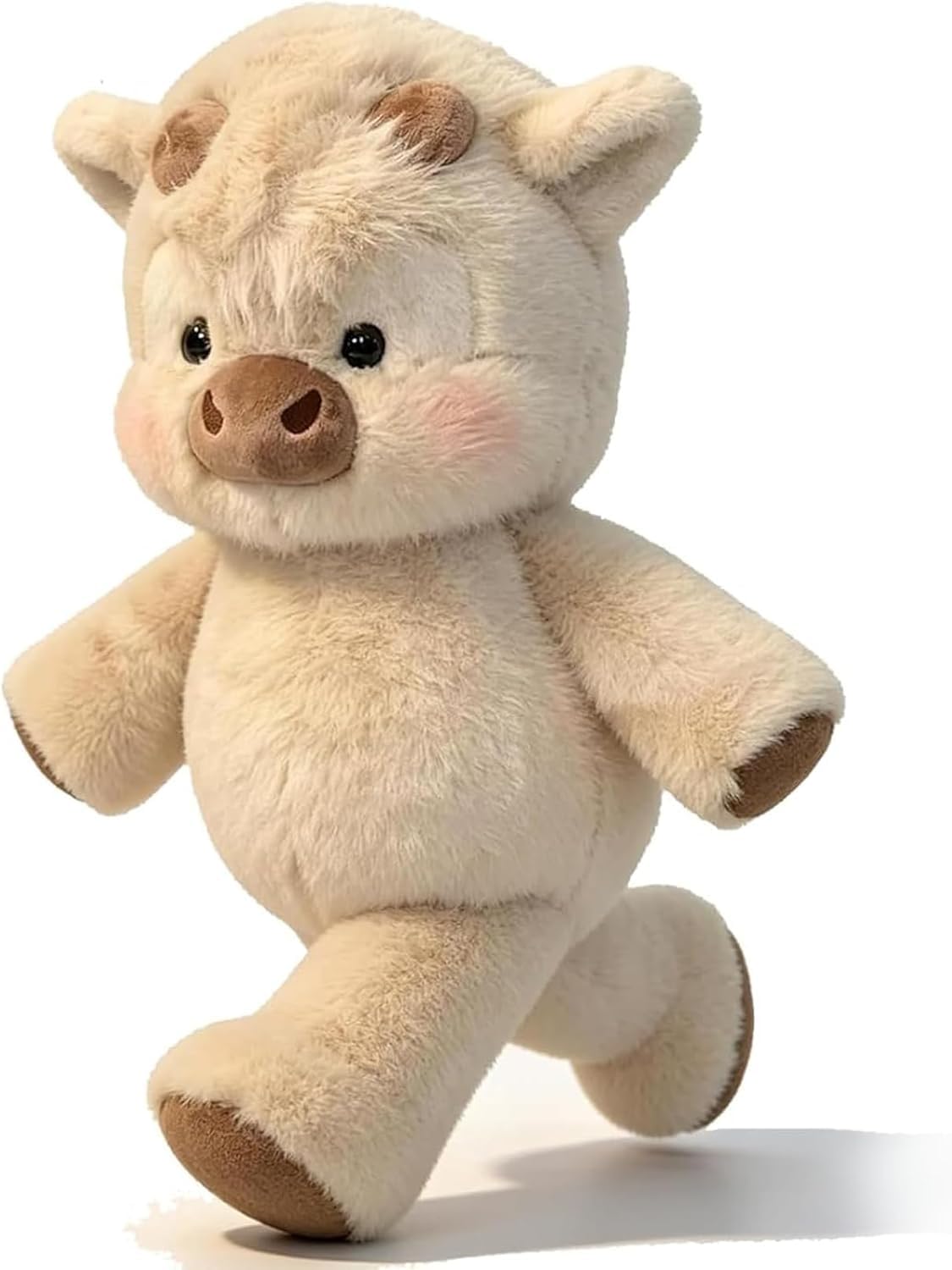 Run Run Cow Teddy Soft Toy for Kids, (Pack of 1) Animal Soft Stuffed Toys, Plush Dolls for Girls, Boys, Kids, Gift-image-49