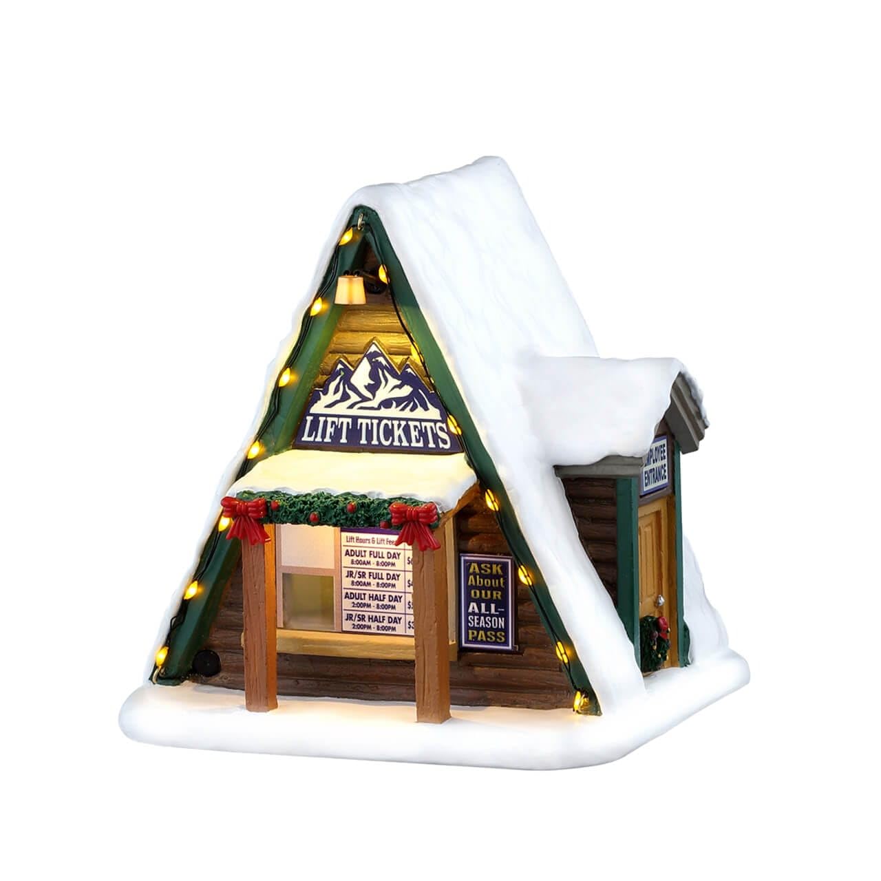 Billetterie élévatrice Lemax 64682 décor de table village miniature