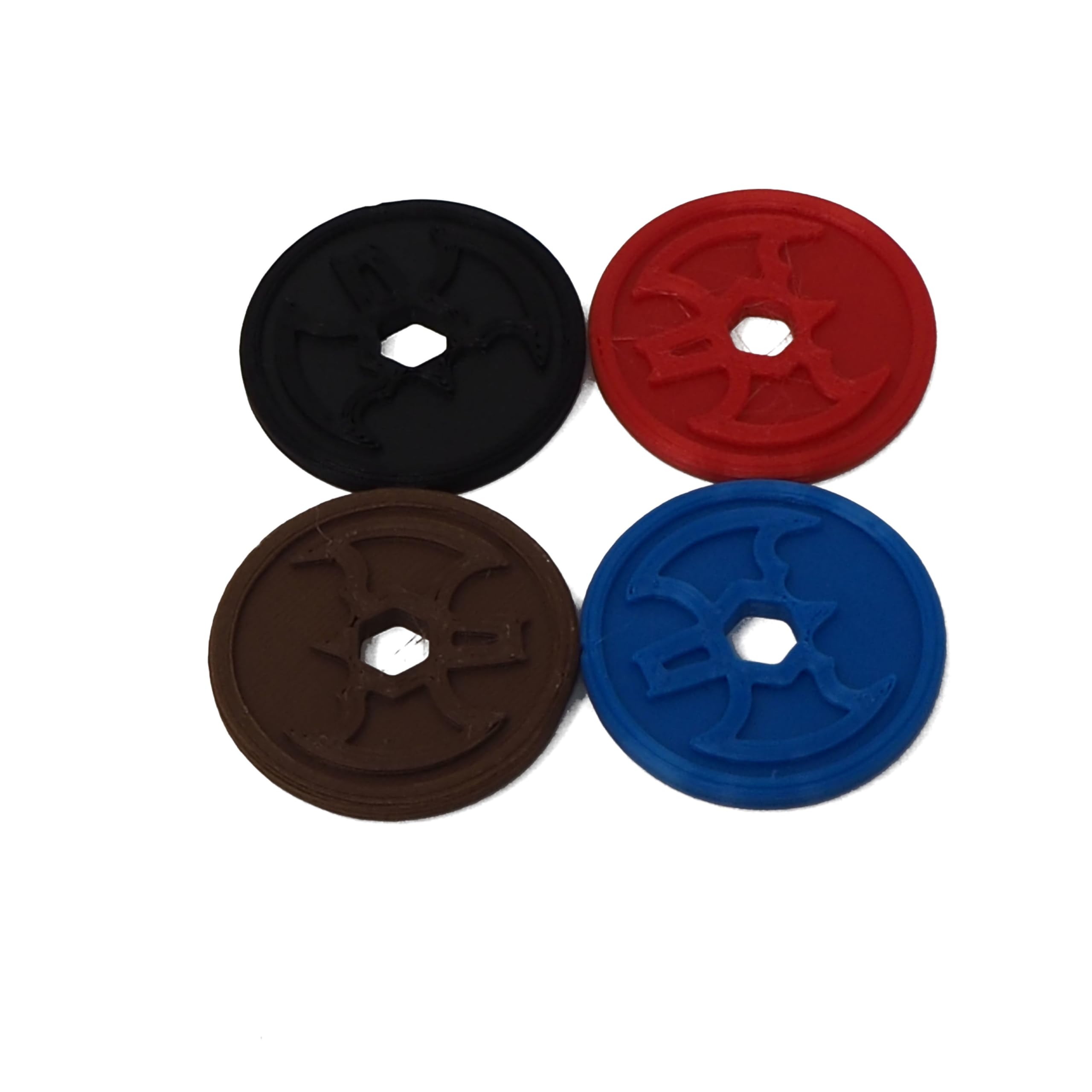 eTech4Us Set of 4 Mixed Replacement Disc Part for Imaginext Batbot Bat-Tech - Image 4