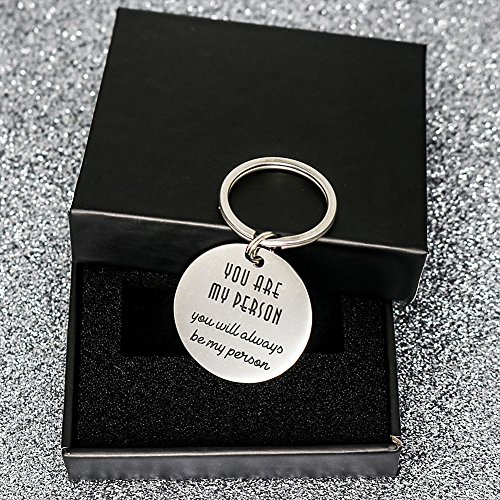 Eunigem You Are My Person Keychain Gifts For Best Friend Couple Set Gift For Him Her Bestie Gift Keychain, Sisters Gift Keychain, Bff Gift Inspirational Friendship Gift For Women Men Teens Girls Boys #TOP6