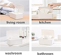 Vista 2 de DEF Dispensador de toallitas, funda de polipropileno para toallitas para bebé sellada, mantiene el tejido húmedo fresco y desechable, fácil de abrir