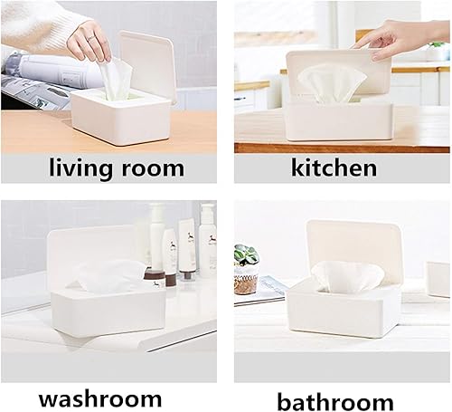 Miniatura 2 de DEF Dispensador de toallitas, funda de polipropileno para toallitas para bebé sellada, mantiene el tejido húmedo fresco y desechable, fácil de abrir