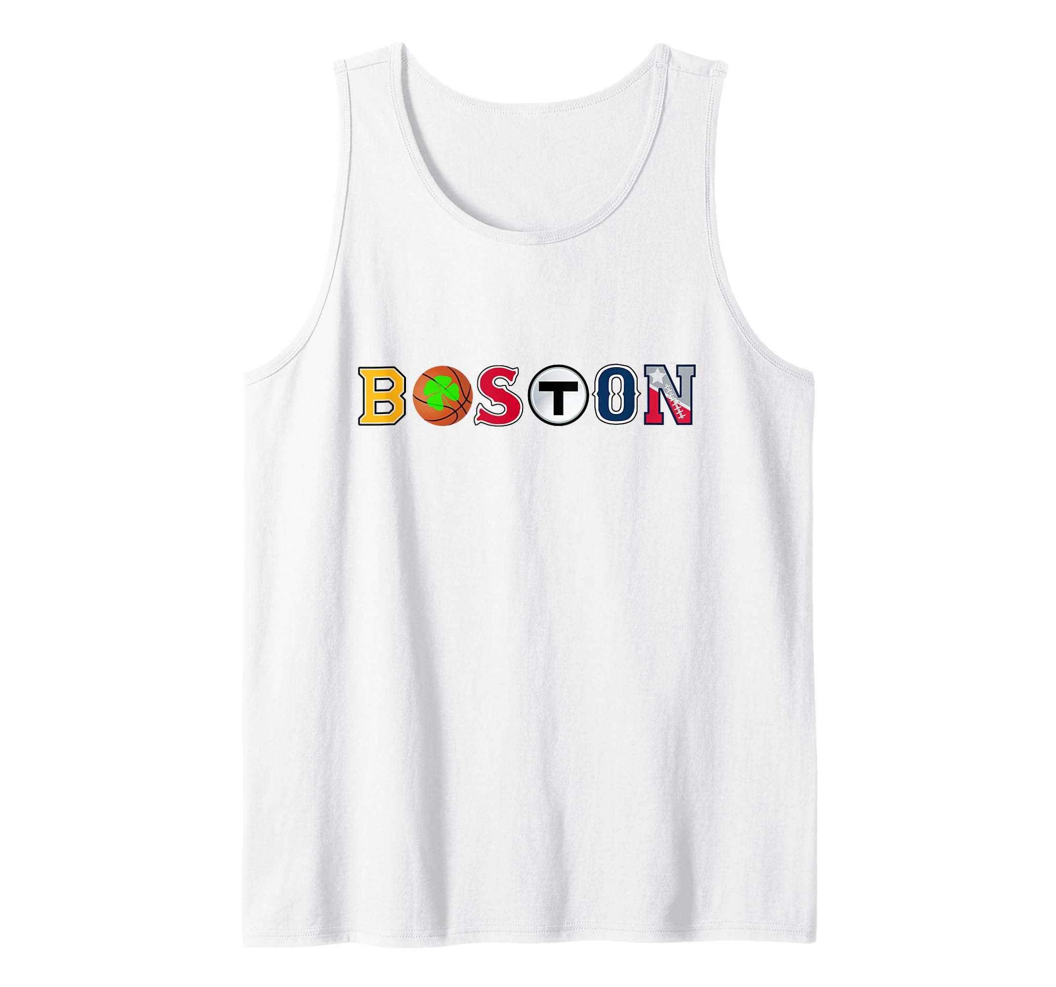Bawston Townie Sports Fan Boston Mass New England Proud Tank Top