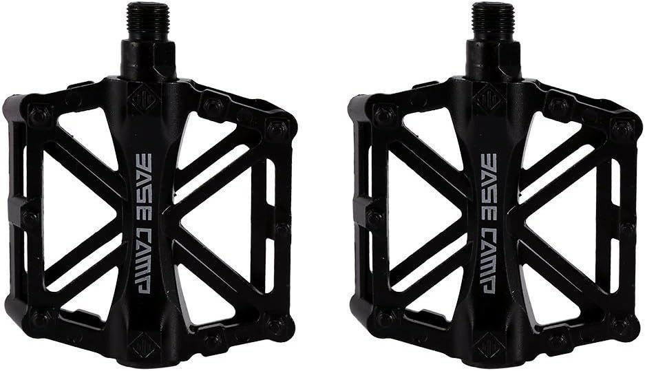Bike Bicycle Alloy Pedals MTB Road Bike Bicycle BMX Ultralight Race, black