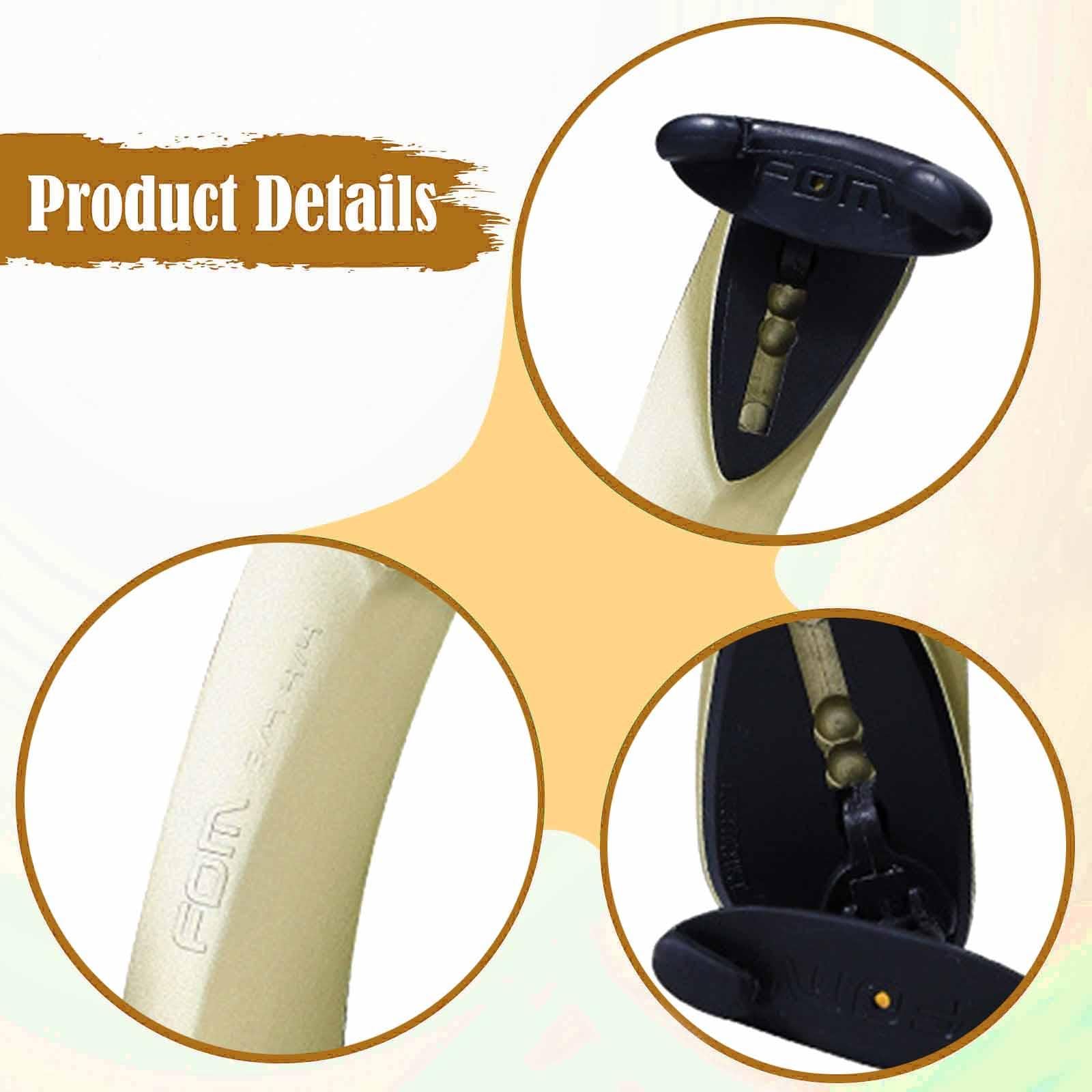 Almohadilla de hombro para violín 4/4 3/4, cómoda, ligera, profesional, antideslizante, ergonómica, ajustable, Oro