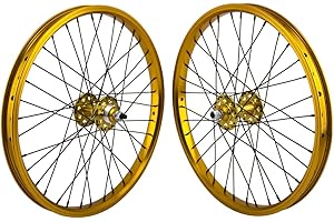 SE 20" BMX Wheelset 20 Gold