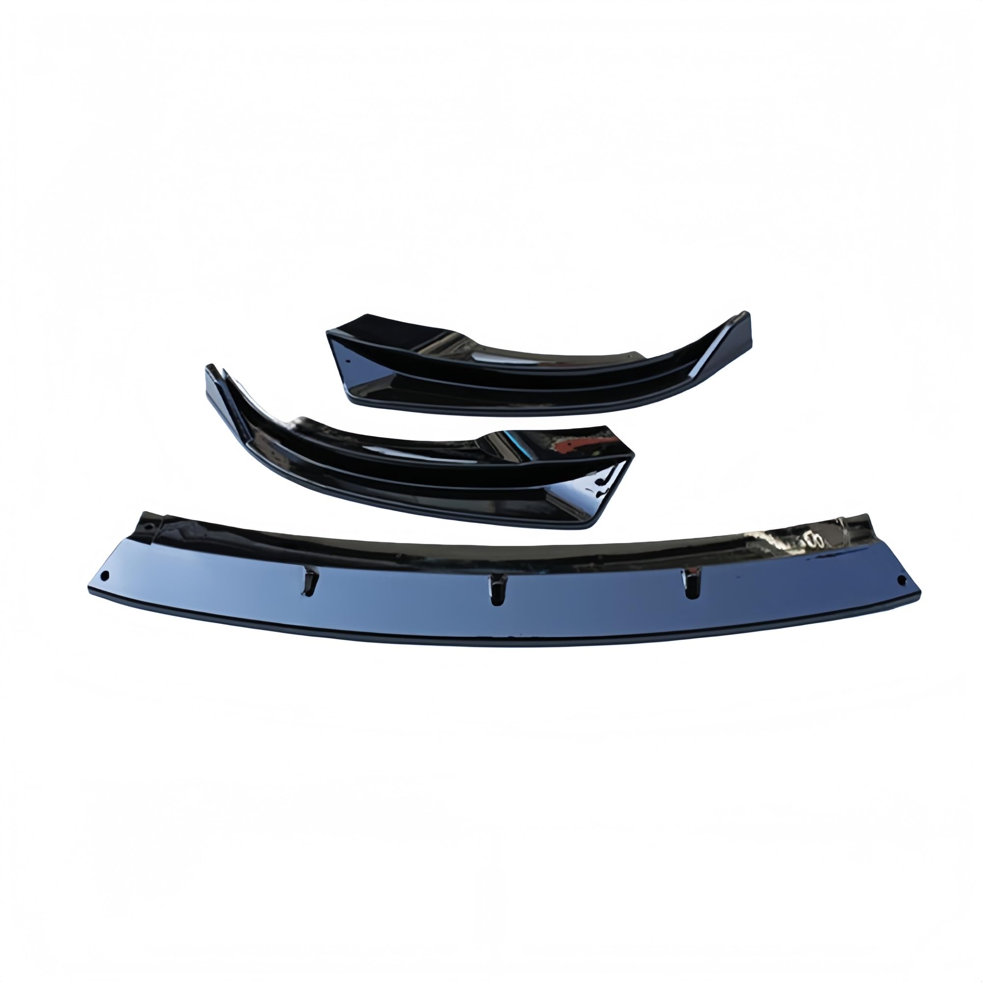 Spoiler Anteriore Auto Spoiler kit corpo diffusore labbro paraurti anteriore per Tesla per modello 3 Y 2017(MY Glossy Black)