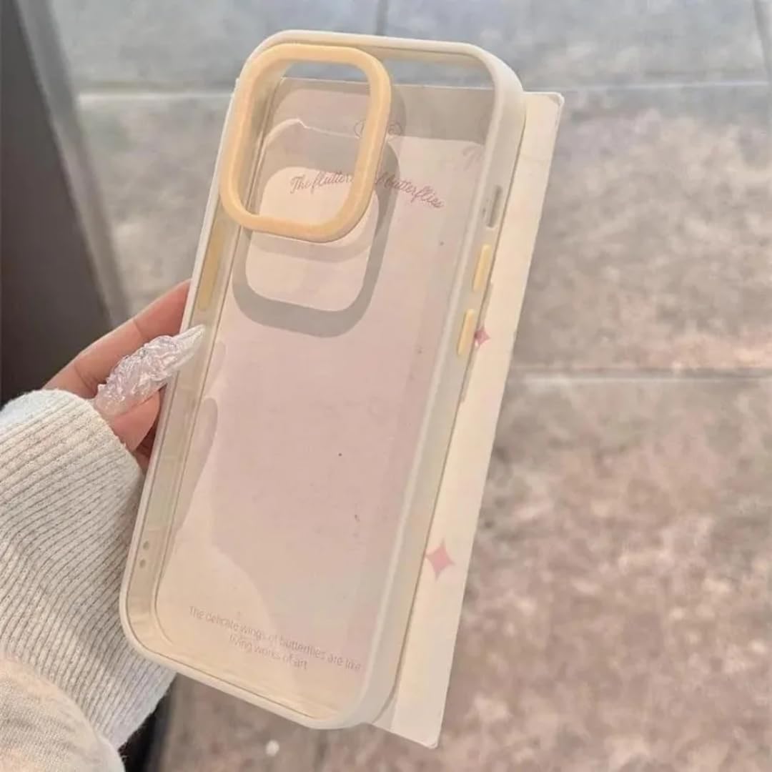 Coque acrylique iPhone 14 Plus blanc transparent rigide - 3