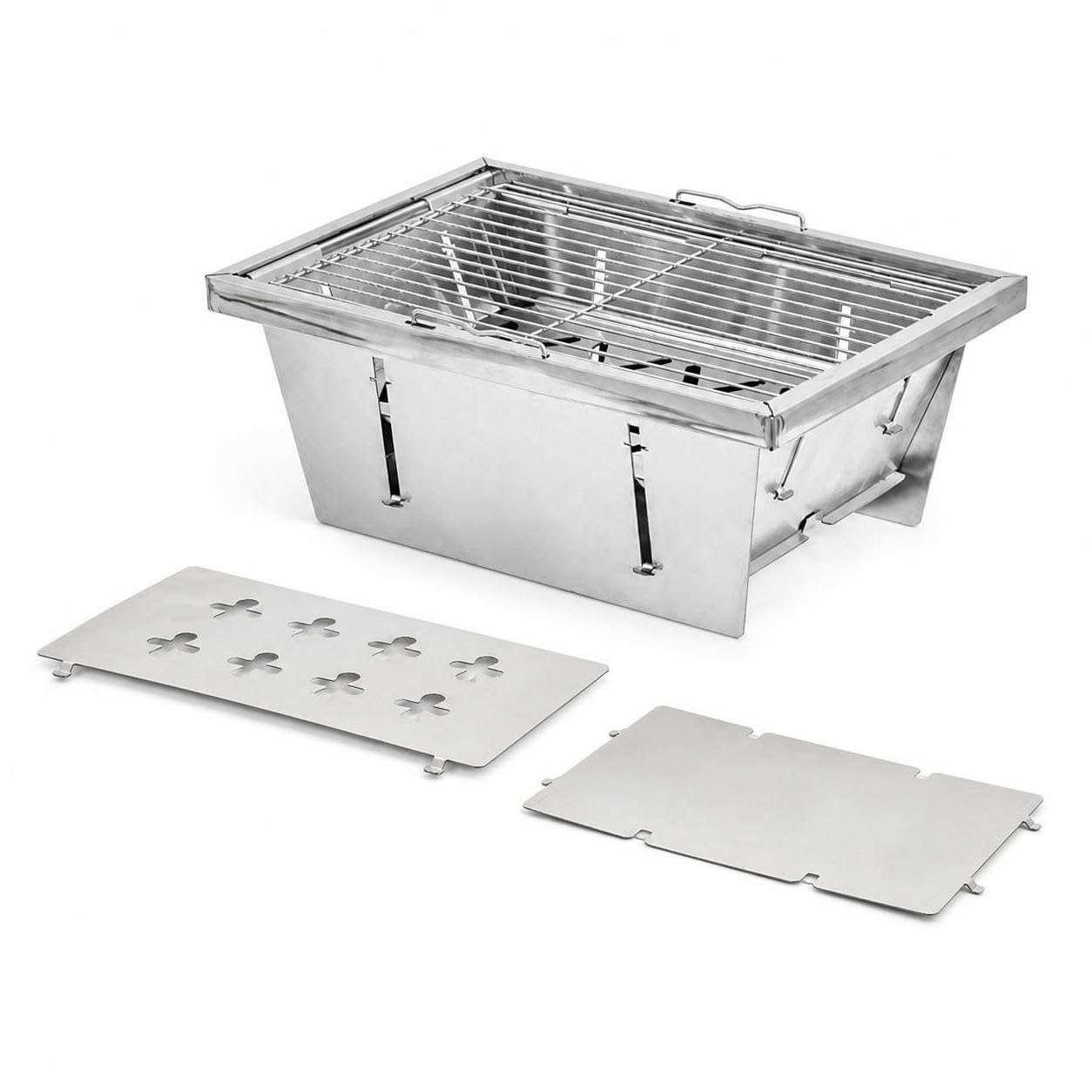Gril camping pliable en acier inox, size to 1
