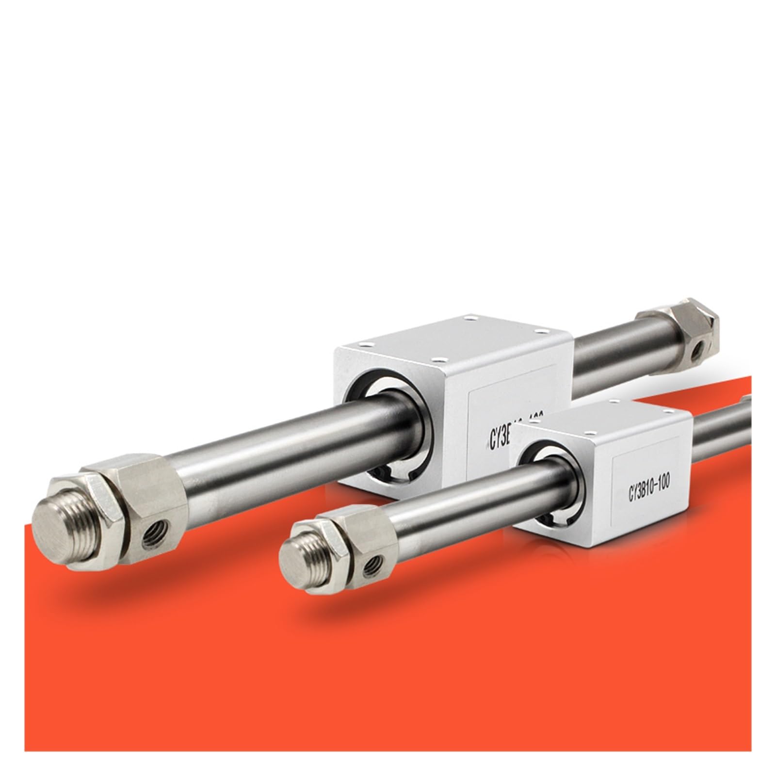 Cylindre pneumatique sans tige à accouplement magnétique CY3B20, haute pression, en alliage d'aluminium, longue course, CY3B20TF-200(CY3B6 (Bore 6mm))