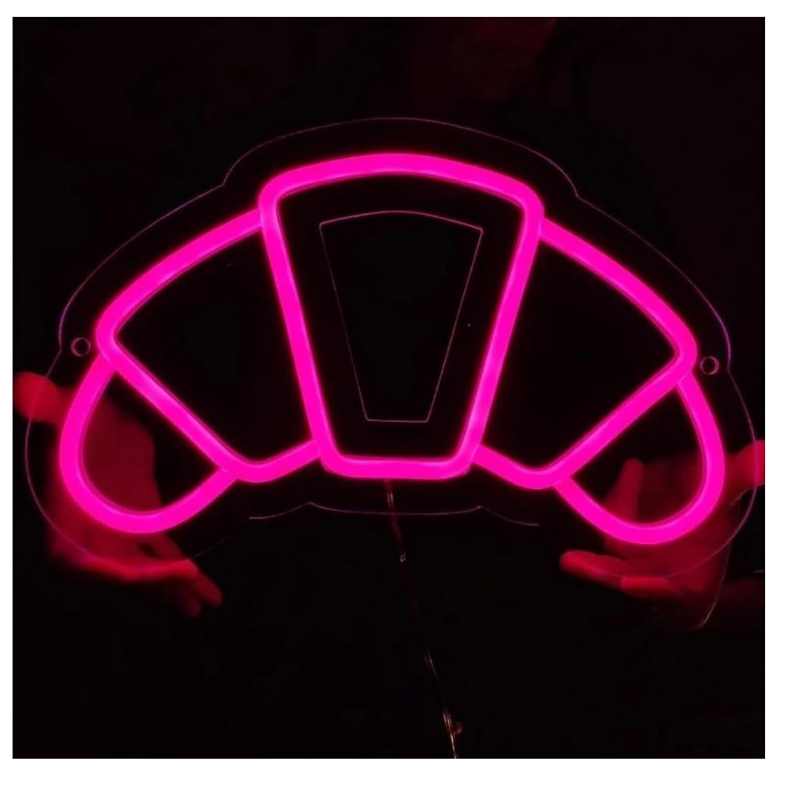Zynther Neon lamp Soothing Ambiance Neon Signs for Bakery Powered by Adjustable Brightness, Lights(B)