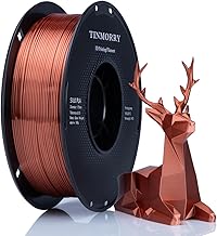 PLA Filament, 【TINMORRY】3D Printer Filament Material 1.75mm Silk Copper 1Kg (3D Printer Filament Silk Copper)
