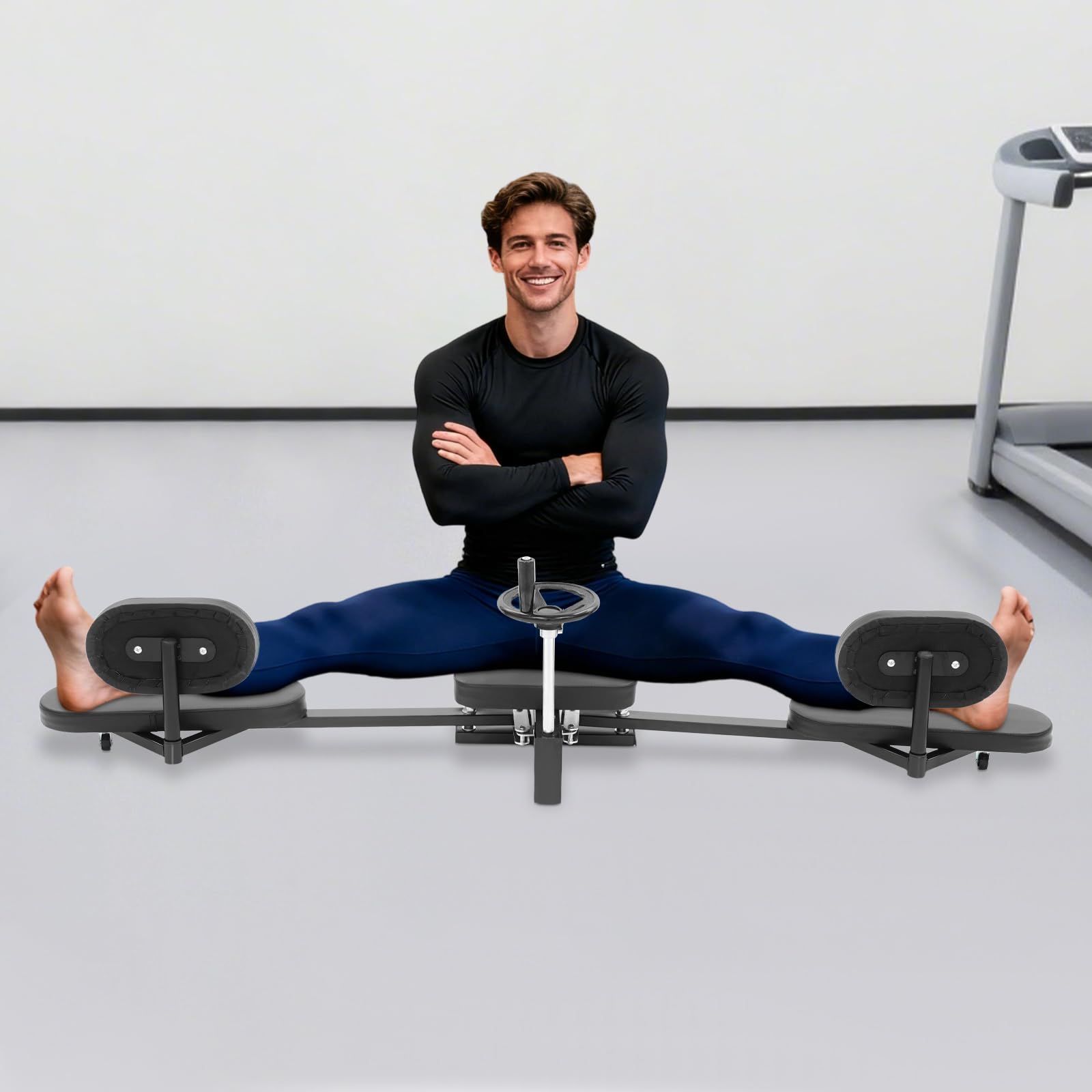 Professioneller Beinspreizer für Flexibilitätstraining, 180° Beinstreck-Trainer, Beinspaltmaschine für Tanz, Yoga und Kampfsport, Verstellbarer Leg Split Machine, Robust bis 100kg Ideal für Heim-Gym