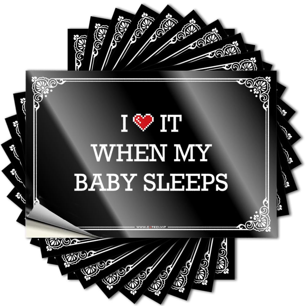 Fzfn Colour Cottage Tattoo Wall | I Love It When My Baby Sleeps Sweet Adults Sticker Pack(12X18cm)