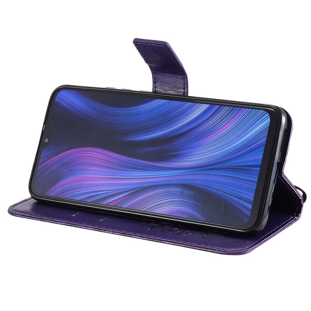 Custodia Portafoglio Per Xiaomi Redmi 9 - Pelle Con Girasole, Portacarte - Foto 12