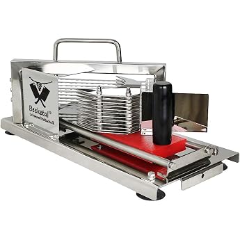 Beeketal 'BTS5' Gastro Professional Tomato Slicer with Sledge System and Extremely Sharp Stainless Steel Serrated Blades for 5.5 mm Thick Slices