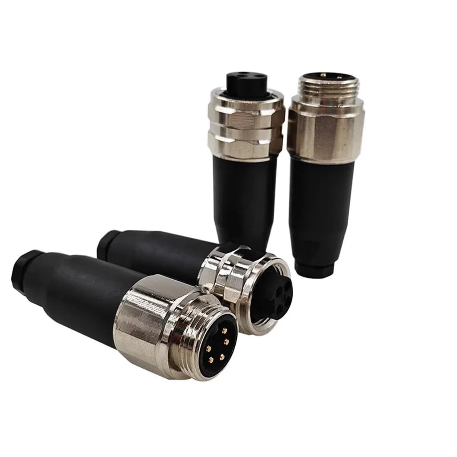 Conector M22 de 3 núcleos hembra con rosca de seguridad 7/8-16UN para cable de sensor 6
