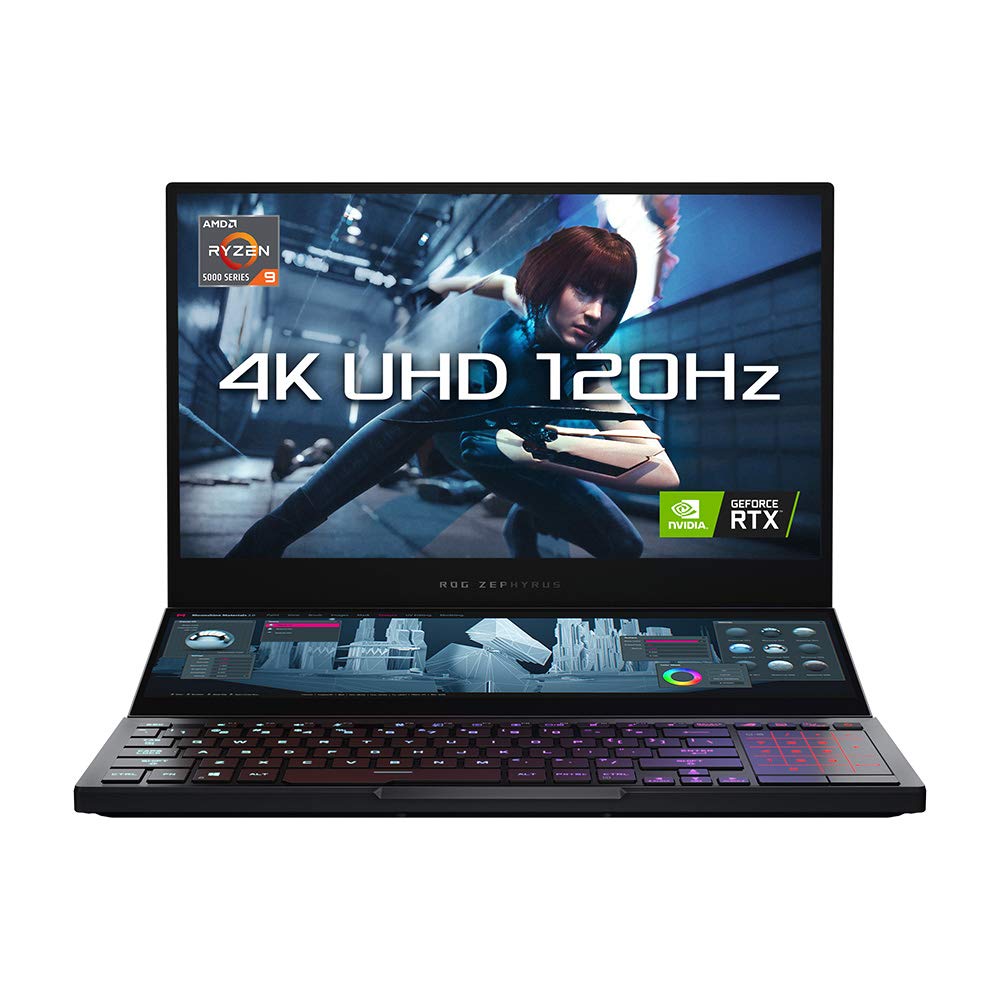 Gaming Laptop Rog Duo 3080 Asus Rog Zephyrus Duo Gx551qs Geforce