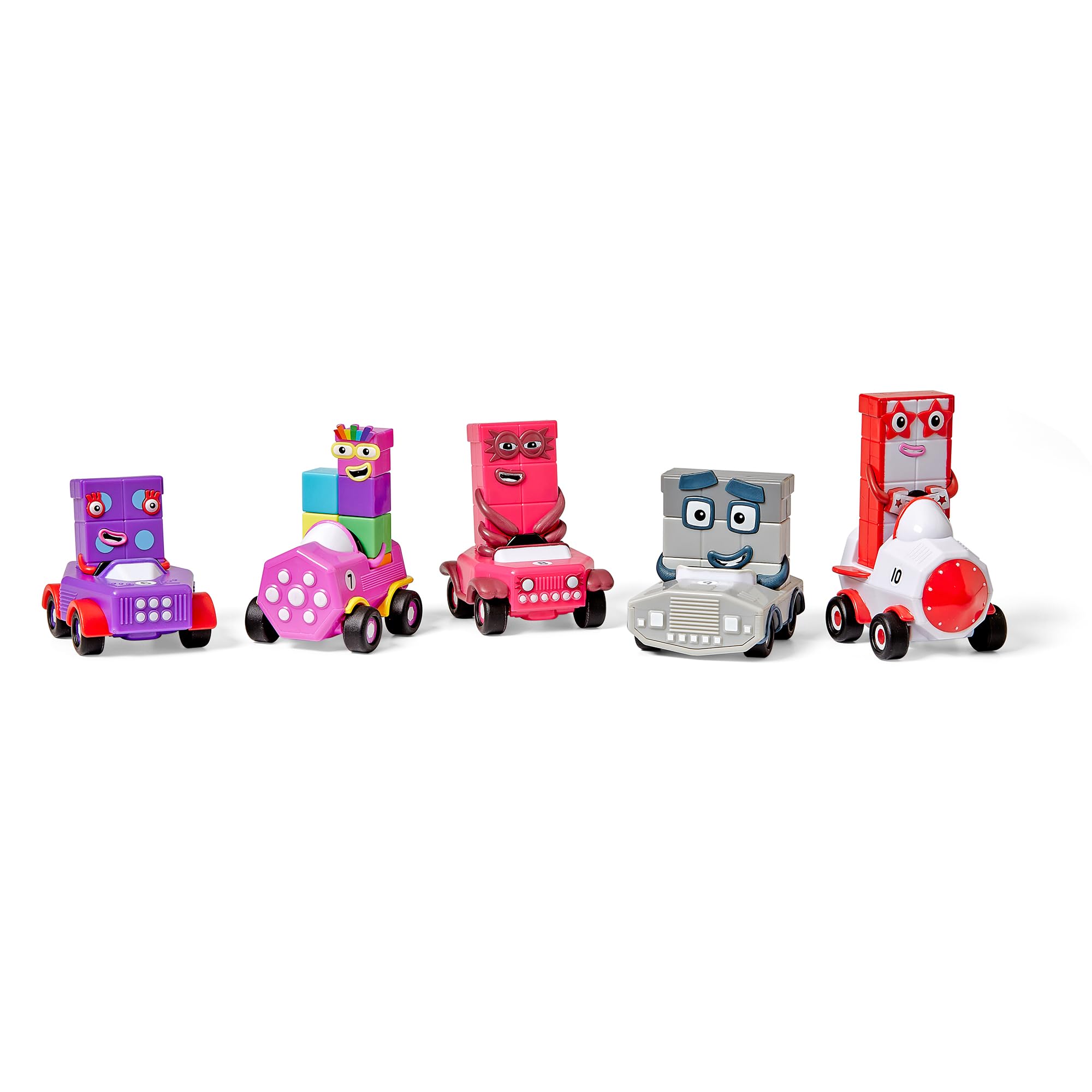 Learning Resources Numberblocks Mini Vehicles Six to Ten, Counting Toy for Toddlers Learning Toys for Kids 3-5 - Image 2