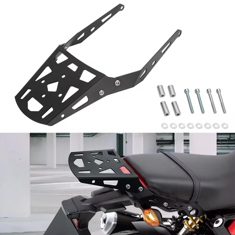 Soporte del baúl la Moto para Grom 125 para MSX125 2022-2024 para MSX 125 Soporte de portaequipaje Trasero de Acero Soporte de Soporte de Equipaje de Asiento Trasero Estante.