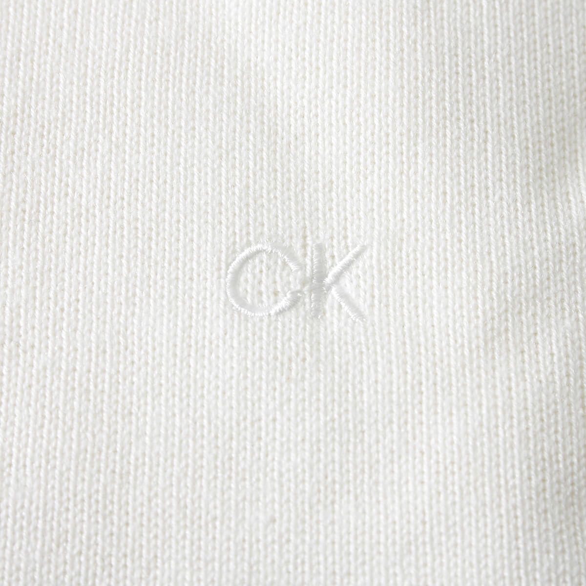 Calvin Klein Suéter Campus 1/2 Cremallera Hombre - Blanco - M
