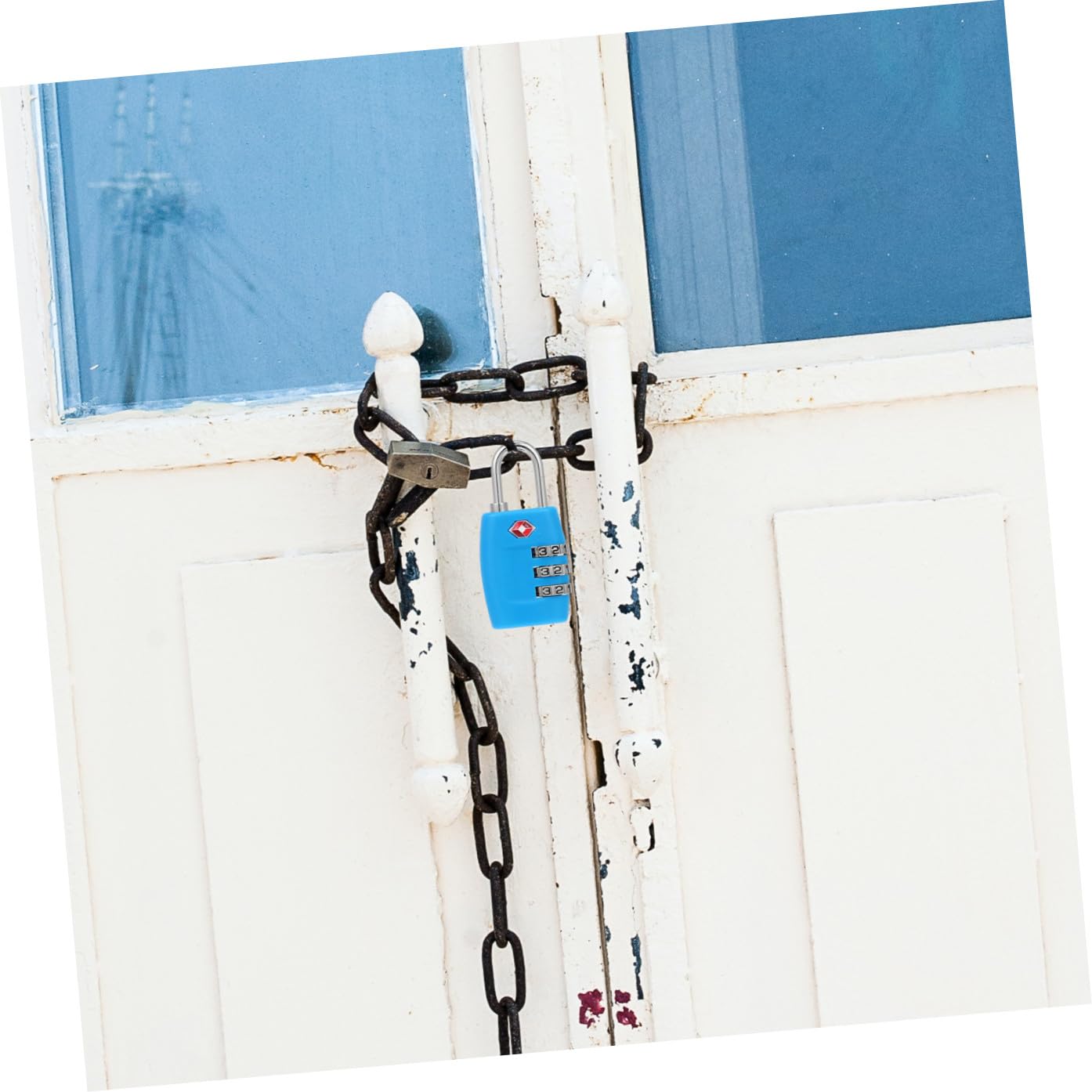VALICLUD 4piezas Candados De Equipaje De Combinación Cerraduras De Código Para Maletas Mochilas y Gimnasios Seguridad Antirrobo Color Azul