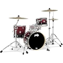 PDP PDCM18BPRB Concept Maple Bop Drum Set Red & Black Fade - 3 Piece