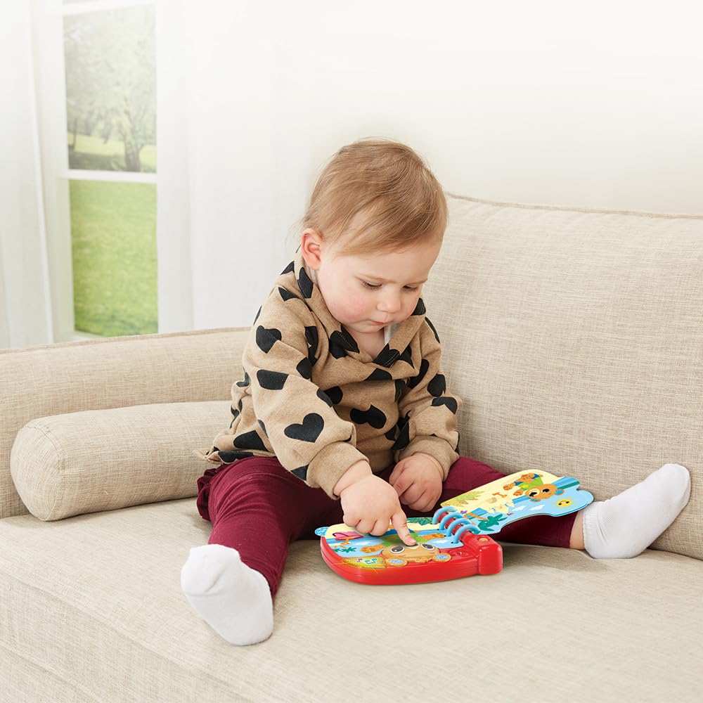 VTech Wie kleide ich Mich Heute an? Interaktives und sensorisches Buch für Kinder, lernt, Kleidung und Wetter zu kombinieren, mehr als 50 Melodien enthalten, interaktive Seiten, italienische Sprache,