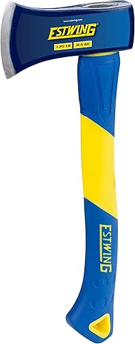 Miniatura 9 de Estwing Hacha, mango de 14 pulgadas, cabeza de 1.25 libras con mango de madera de nogal, modelo #62370