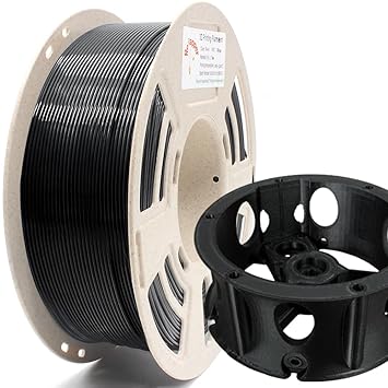 Reprapper High Impact Resistance ABS 3D Printer Filament & 3D Pen 1.75 mm (+/- 0.03 mm) 1 kg ABS Filament Black