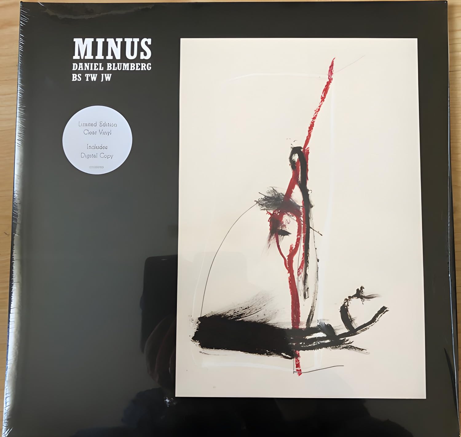 BLUMBERG, Daniel - Minus - limited gatefold clear vinyl LP + MP3 download code