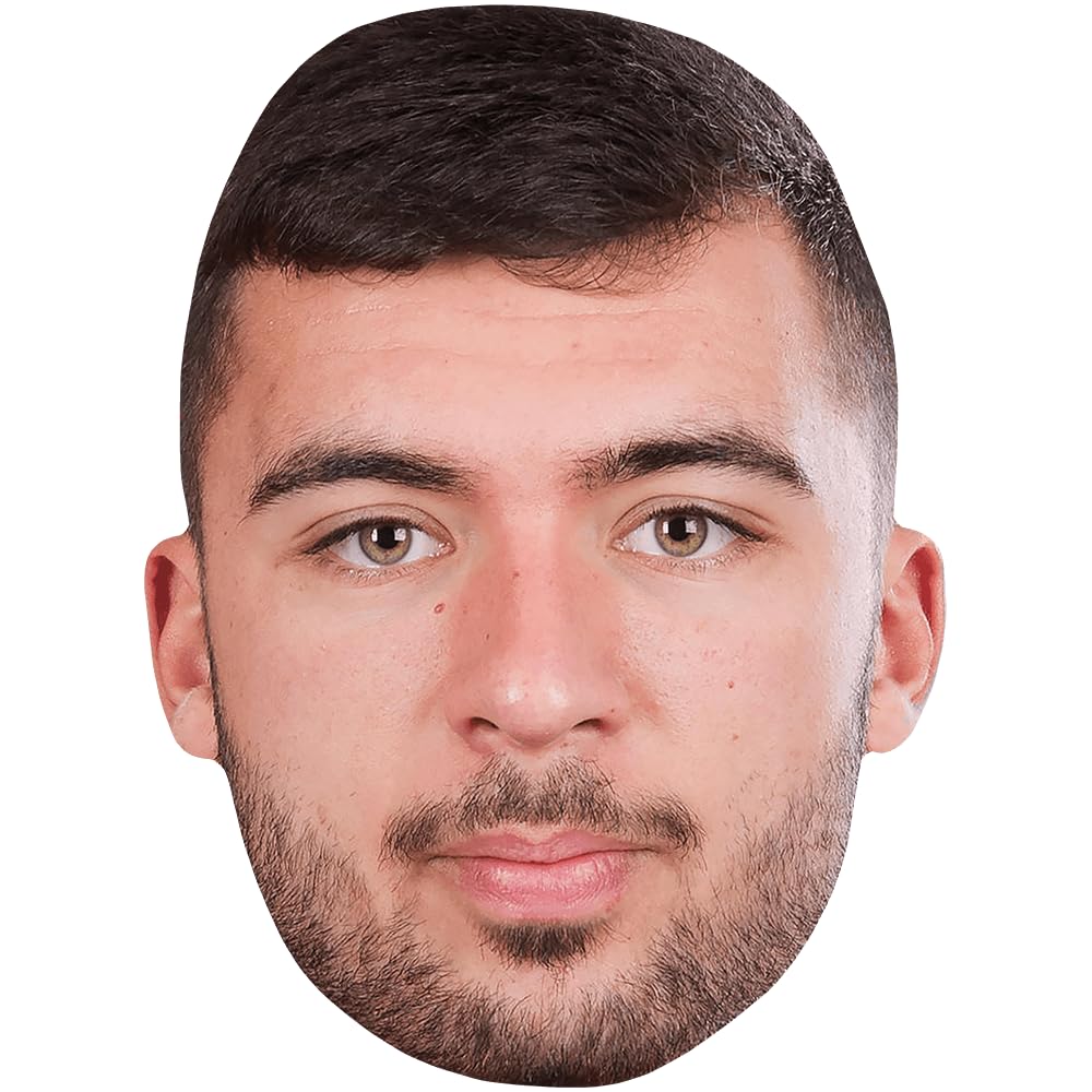 Reece Cole (Beard) Celebrity Mask, Flat Card Face, Fancy Dress Mask