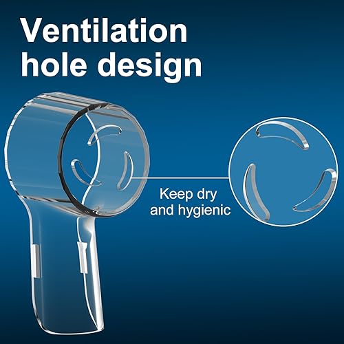 Miniatura 6 de Paquete de 6 fundas para cepillos de dientes compatibles con cabezales de repuesto Oral B iO, para iO Ultimate Clean, Cuidado suave, Ultimate White