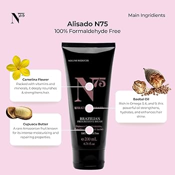 Amazon.com: N75 Keratin Hair Smoothing Treatment - Formaldehyde