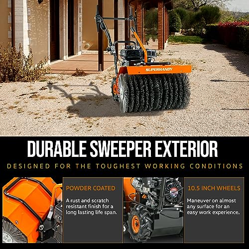 image for SuperHandy Dirt/Debris Power Sweeper Brush Broom 23.5” in Clearing P