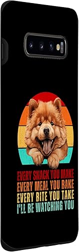 Miniatura 3 de Galaxy S10+ Funny Chow Chow Puppy Dog Mom Dad Every Snack you Make Case
