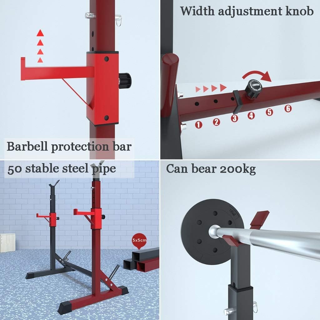 プロフェッショナルバーベルラック、屋内ミュートスクワットラック