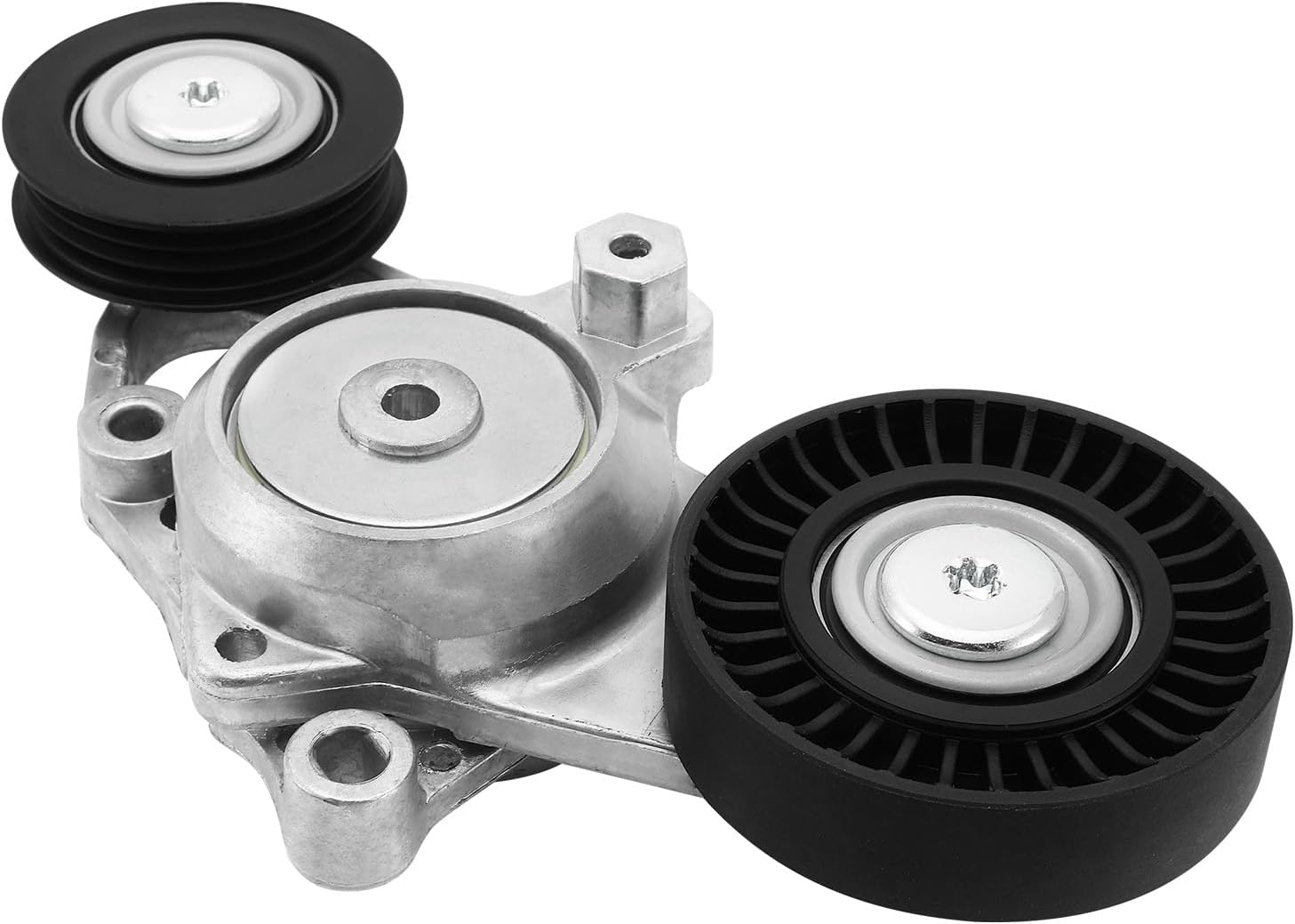 AULINK 166010V010 Belt Tensioner Assembly with Pulley (2.5L L4) For Toyota Camry 2010 2011 Power Steering Position 39095 89659 14353945 49437 without belt