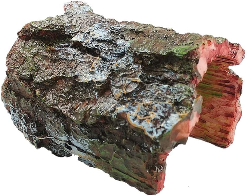 Reptile Hideout bark, Reptile Cave Box- Habitat Decor Turtle Lizard Snake Fish Hideouts Climbing Fish Tank Aquarium Landscaping