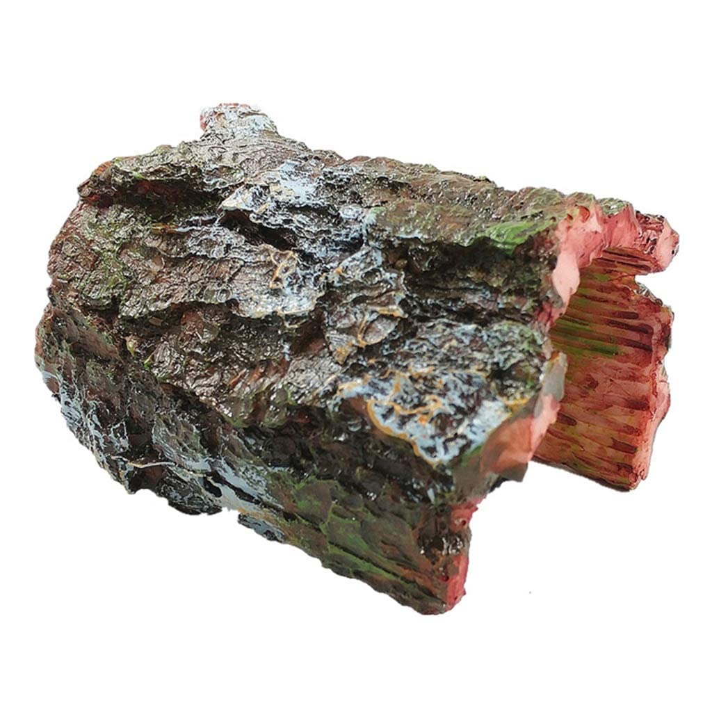 Corteza de escondite de Reptiles, Caja de Cueva de Reptiles, decoración de hábitat, Tortuga, Lagarto, Serpiente, escondites de Peces, pecera trepadora, Acuario, paisajismo